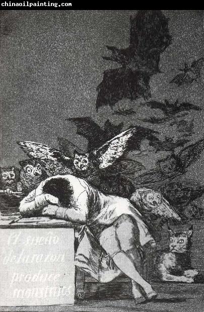 Francisco Goya El Sueno de la razon produce monstruos