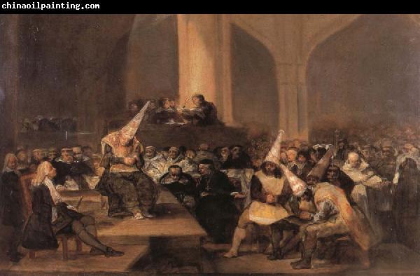 Francisco Goya Inquisition Scene