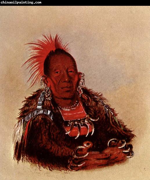 George Catlin Wah-ro-Nee-Sah,Oto Chief