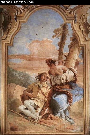 Giovanni Battista Tiepolo Angelica Carving Medoro's Name on a Tree