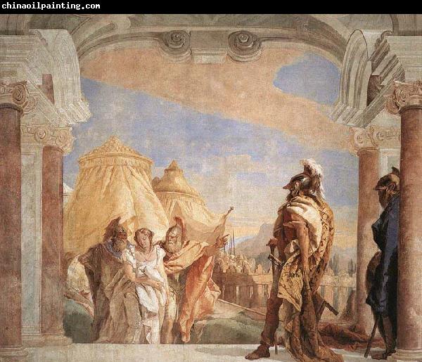 Giovanni Battista Tiepolo Eurybates and Talthybios Lead Briseis to Agamemmon