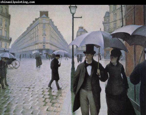 Gustave Caillebotte Rainy day in Paris