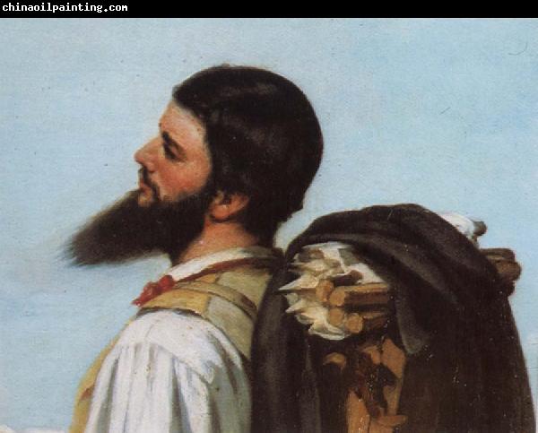 Gustave Courbet Detail of encounter