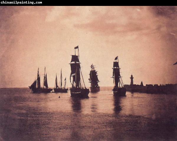 Gustave Le Gray Ship leaving  Harbor