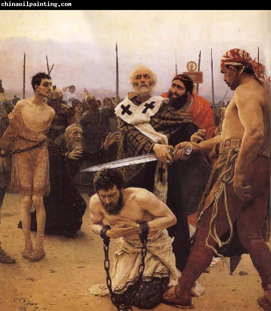 Ilya Repin St.Nicholas of Myra Delivers The Three Innocent Men