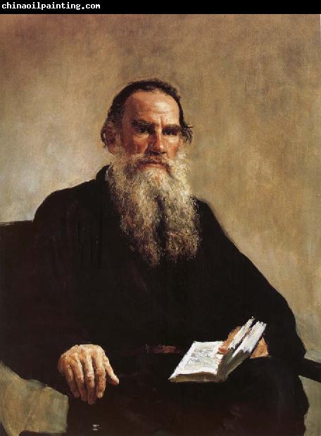 Ilya Repin Portrait of Leo Tolstoy