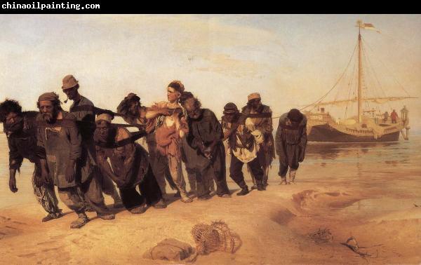 Ilya Repin Barge Haulers on the Volga