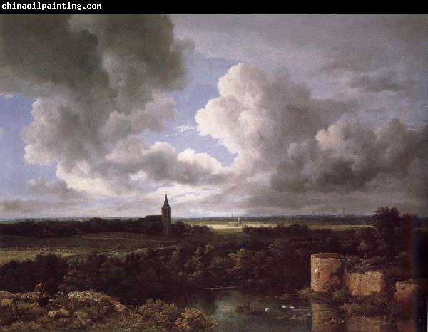 Jacob van Ruisdael Extensive Landscape with a Ruined