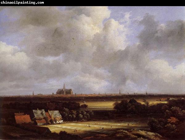 Jacob van Ruisdael View of Haarlem with Bleaching Grounds