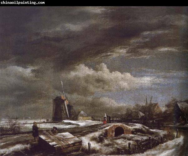 Jacob van Ruisdael Winter Landscape