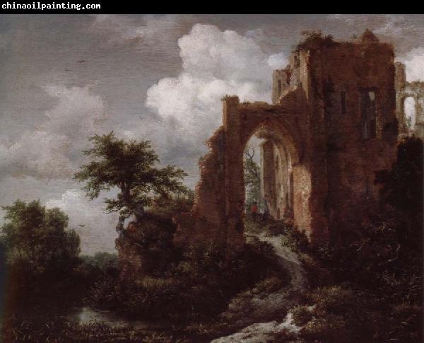 Jacob van Ruisdael A ruined Entance gate of  Brederode Castle