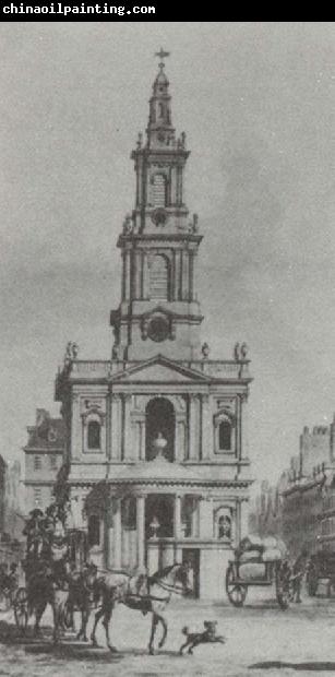 James Gibbs Church of St Mary-Le-Strand in London