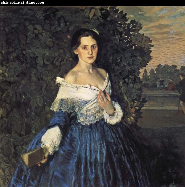 Konstantin Somov Lady in Blue