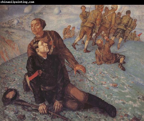 Kuzma Petrov-Vodkin Death of the Commissar