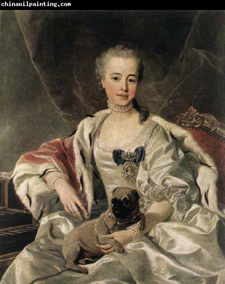 LOO, Louis Michel van ) Portrait of Catherina Golitsyna