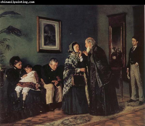 Makovsky, Vladimir In the Doctor-s Wating Room