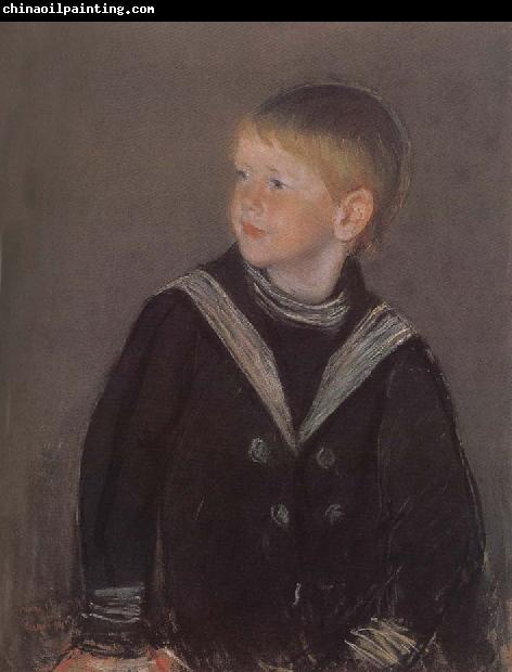 Mary Cassatt Boy wearing the mariner clothes