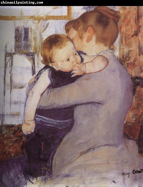 Mary Cassatt Mother and son