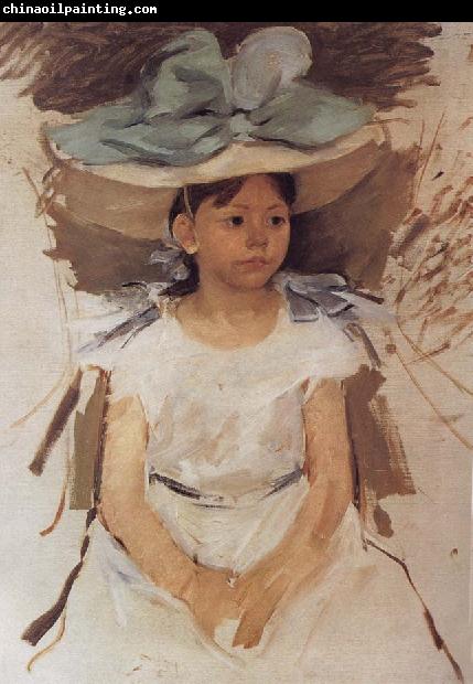 Mary Cassatt Alan wearing the blue hat