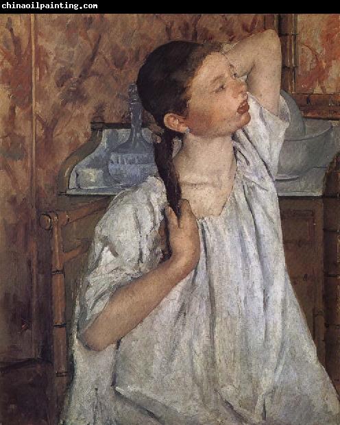 Mary Cassatt The girl do up her hair