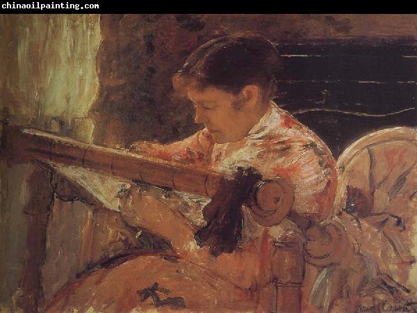 Mary Cassatt Mary is weaving