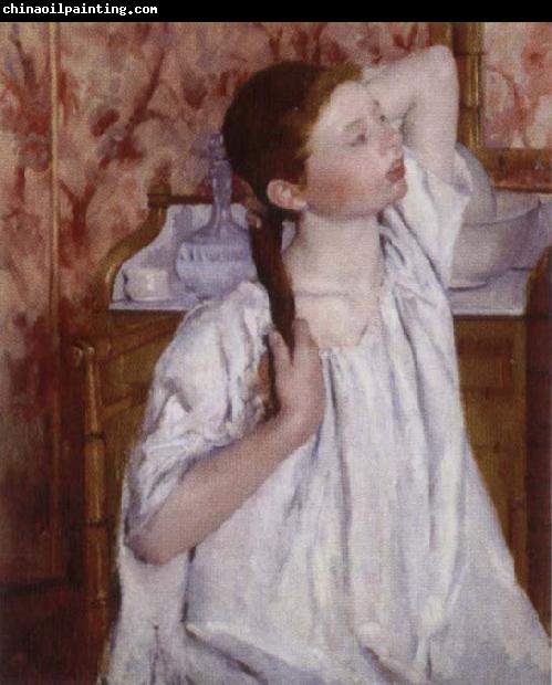 Mary Cassatt The girl do up her hair