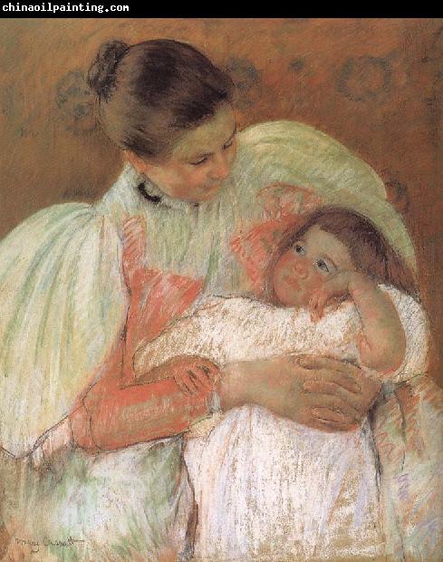 Mary Cassatt Betweenmaid with kid