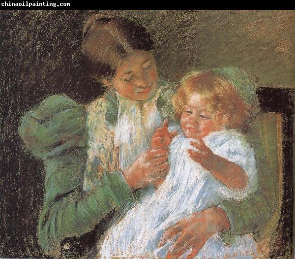 Mary Cassatt Mother and son