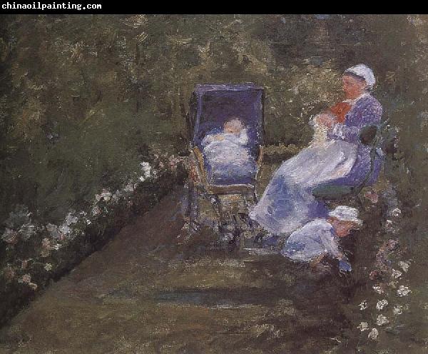 Mary Cassatt At the garden