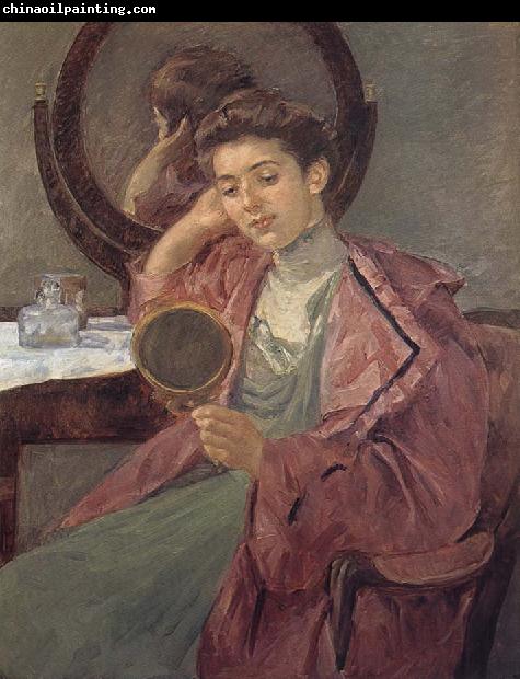 Mary Cassatt Lady in front of the dressing table