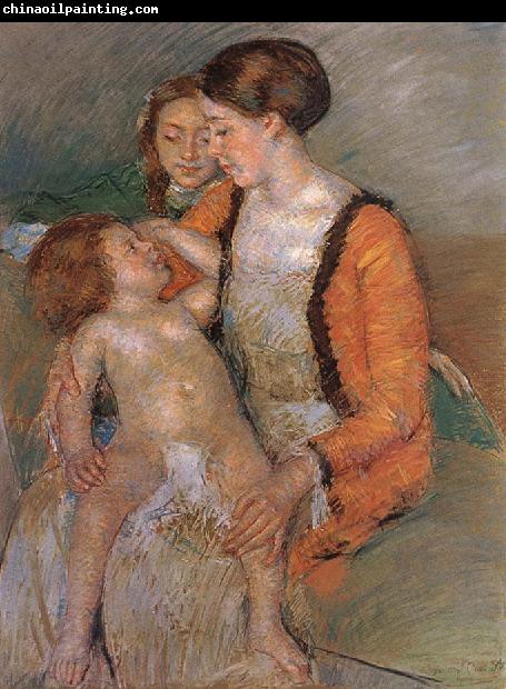 Mary Cassatt Mother and her children