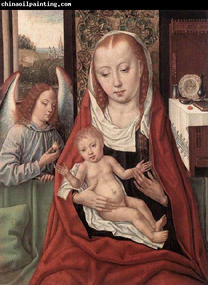 Master of the Saint Ursula Legend Virgin and Child with an Angel