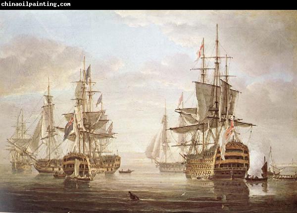 Nicholas Pocock This work of am exposing they five vessel as elbow bare that gora with Horatio Nelson and banskarriar