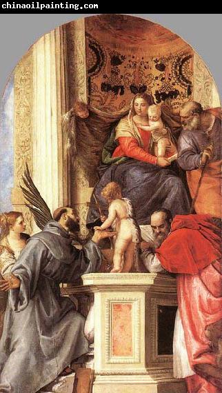 Paolo Veronese Madonna Enthroned with Saints