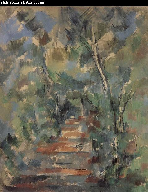 Paul Cezanne Forest scene