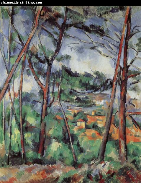 Paul Cezanne Lanscape near Aix-the Plain of the arc river