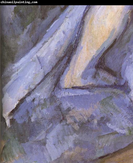 Paul Cezanne Detail of  Portrait of bather