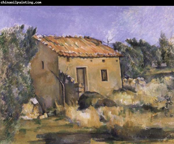 Paul Cezanne Abandoned House near Aix-en-Provence