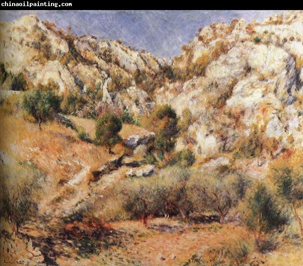 Pierre-Auguste Renoir Cliff