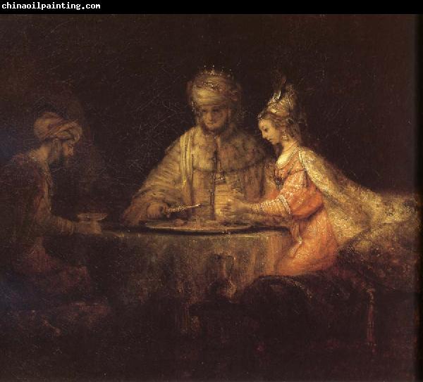 REMBRANDT Harmenszoon van Rijn Three People