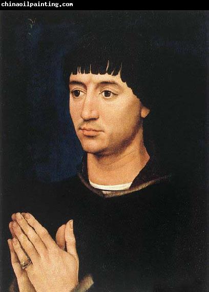 Rogier van der Weyden Portrait Diptych of Jean de Gros