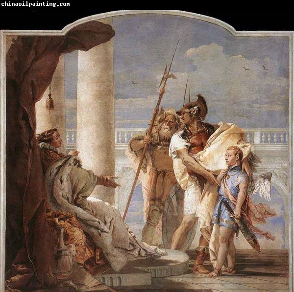 TIEPOLO, Giovanni Domenico Aeneas Introducing Cupid Dressed as Ascanius to Dido