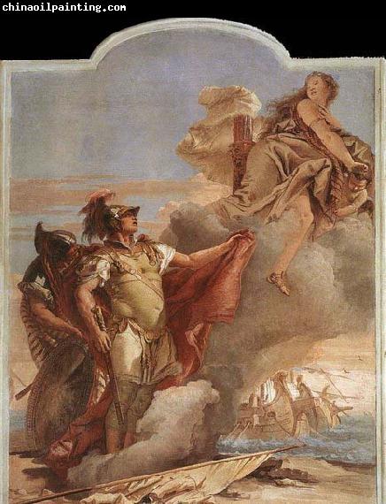 TIEPOLO, Giovanni Domenico Venus Appearing to Aeneas on the Shores of Carthage