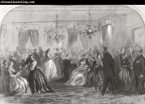 Thomas Nast Ladies- Parlor at Willard-s Hotel