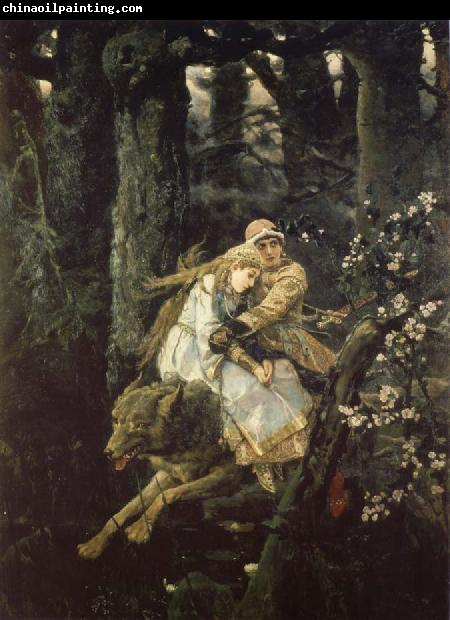 Viktor Vasnetsov Ivan the Tsarevich Riding the Grey Wolf