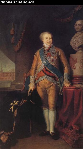 Vladimir Borovikovsky Portrait of Prince Alexander Kourakine