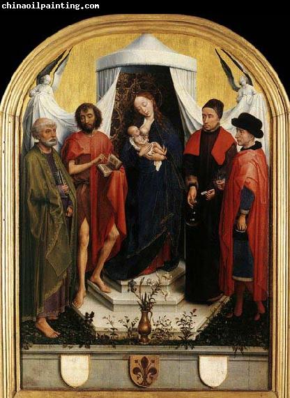 WEYDEN, Rogier van der Virgin with the Child and Four Saints