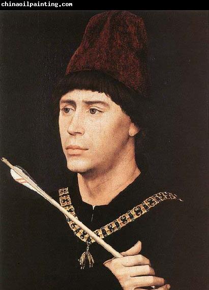 WEYDEN, Rogier van der Portrait of Antony of Burgundy