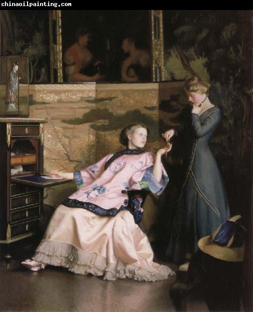 William McGregor Paxton The new necklace