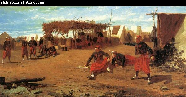 Winslow Homer Pitching Horseshoes